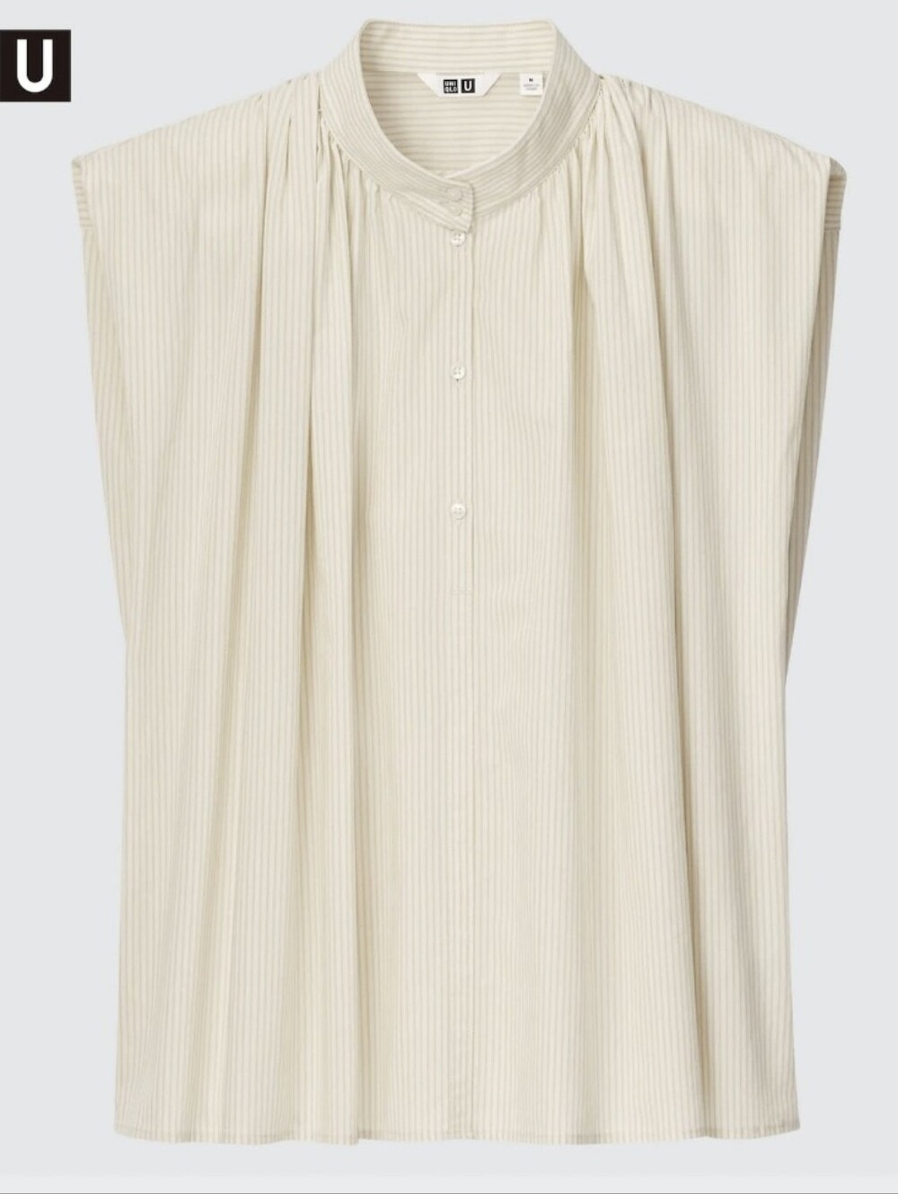 LEMAIRE X Uniqlo Gathered Sleeveless Shirt